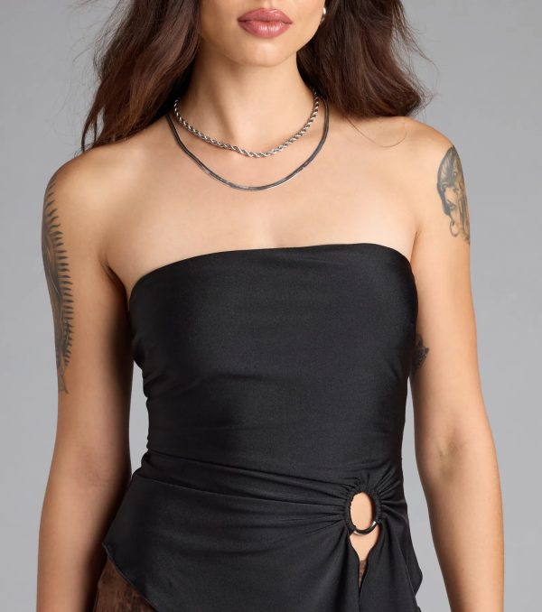 Alluring Muse Cutout Tube Top - Image 9