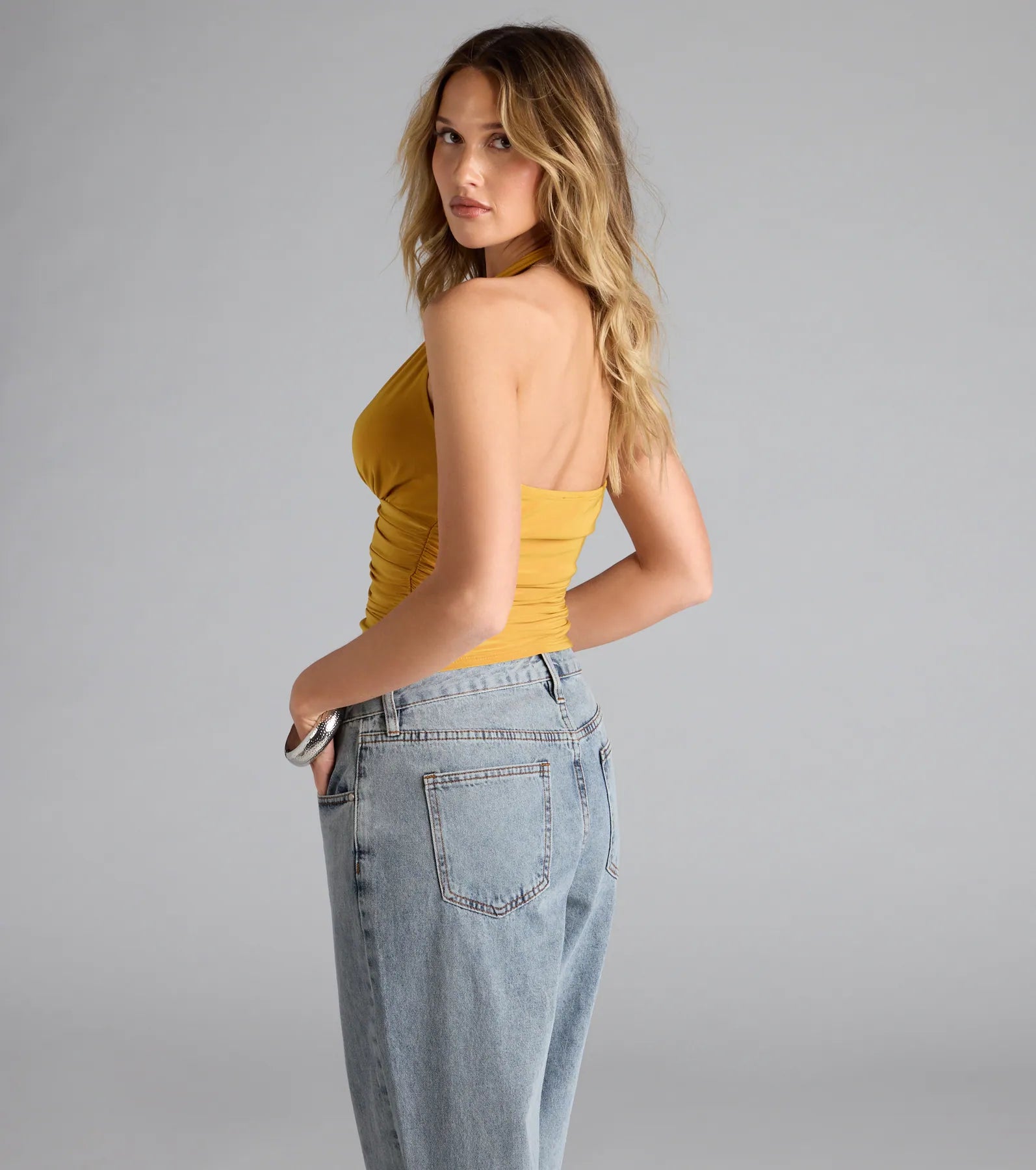 Viva La Friday Halter Crop Top - Image 7