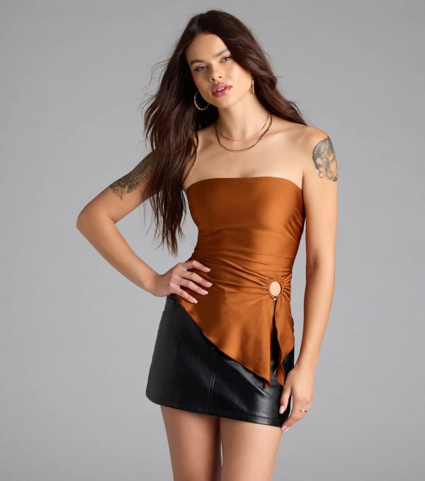Alluring Muse Cutout Tube Top - Image 2