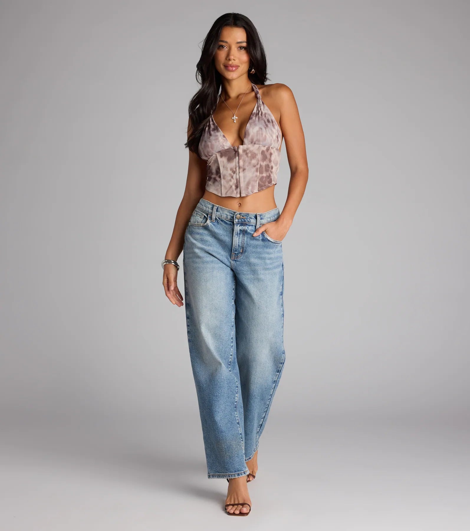 Love You Knot Halter Corset Top - Image 3