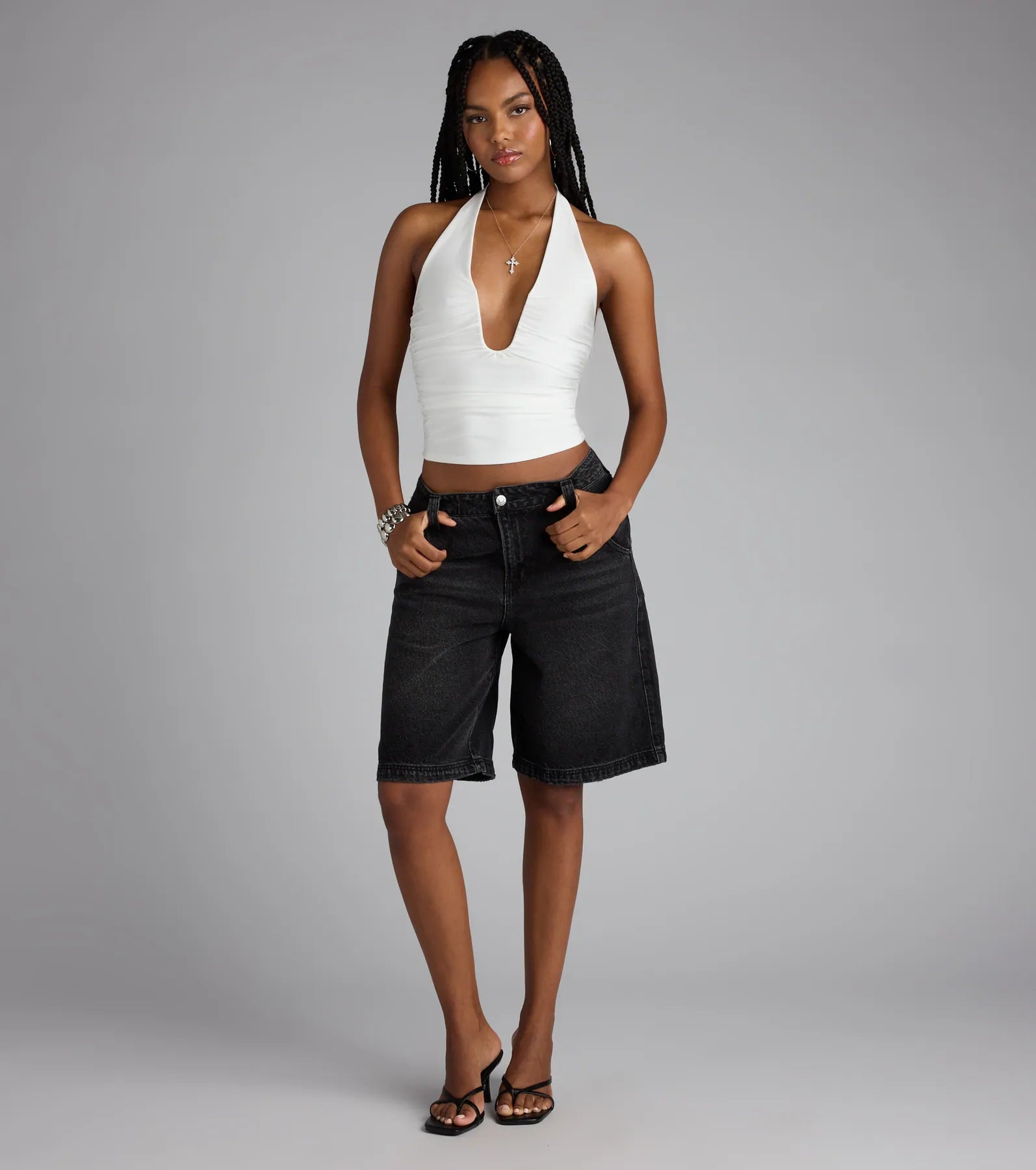 Major Vibe Plunge Halter Top - Image 20