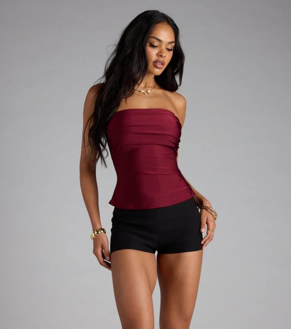 Carefree And Cute Crop Tube Top - Image 35