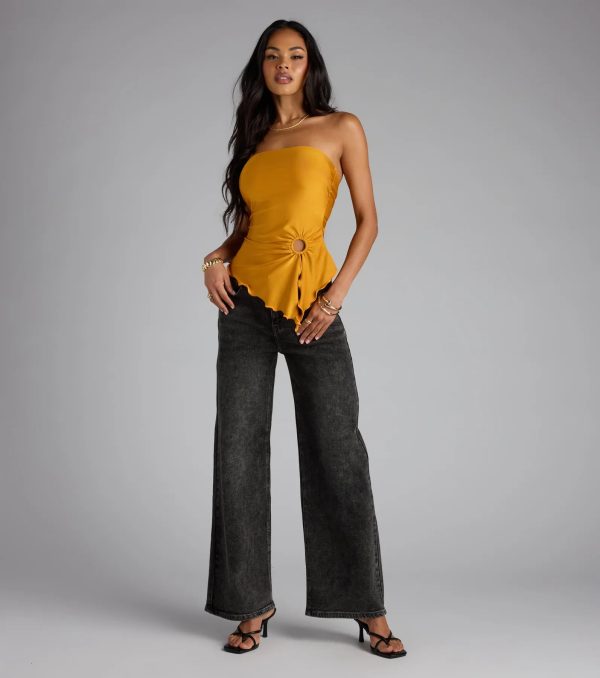 Alluring Muse Cutout Tube Top - Image 12