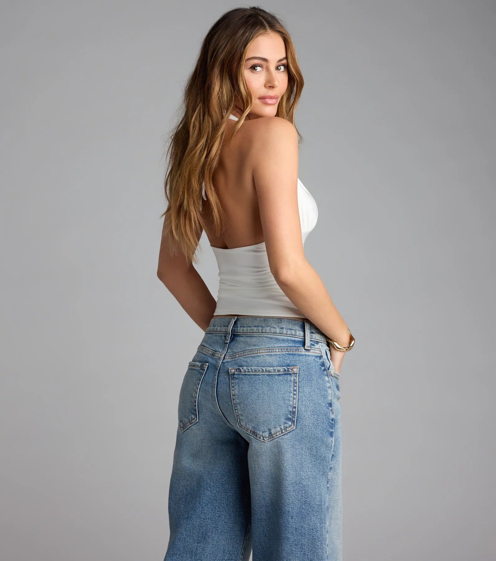 Serving Vibes Halter Crop Top - Image 6