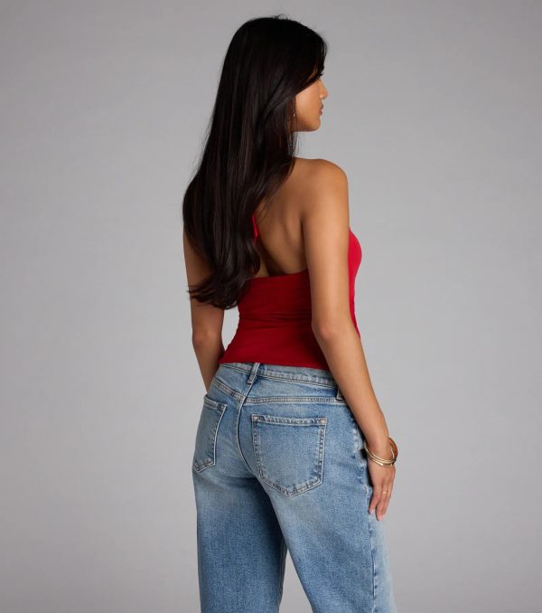 Routinely Cute Halter Knot Crop Top - Image 16