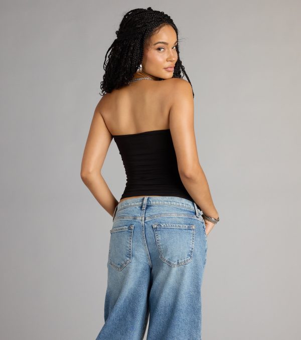 Knot Your Average Tube Cutout Crop Top - Image 6