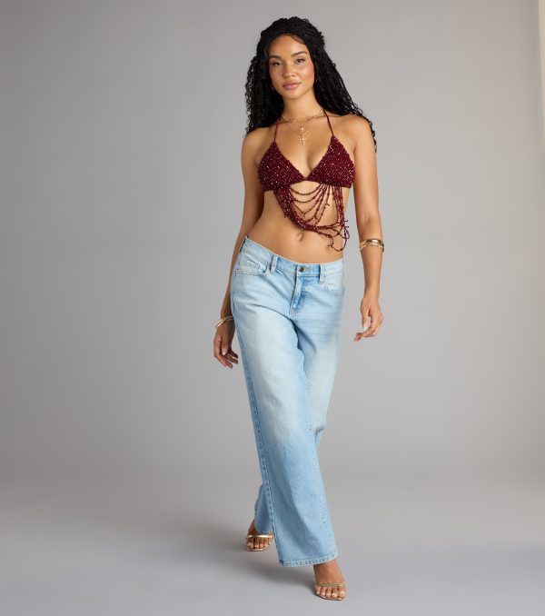 Festival Headliner Beaded Triangle Bralette - Image 11
