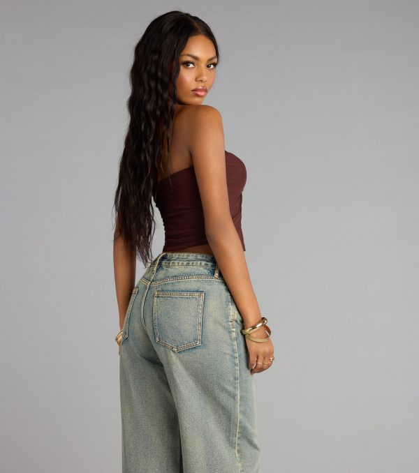 Afterglow Sequin Halter Crop Top - Image 2