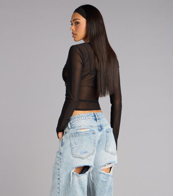 Cool Intentions Lace-Up Top - Image 2