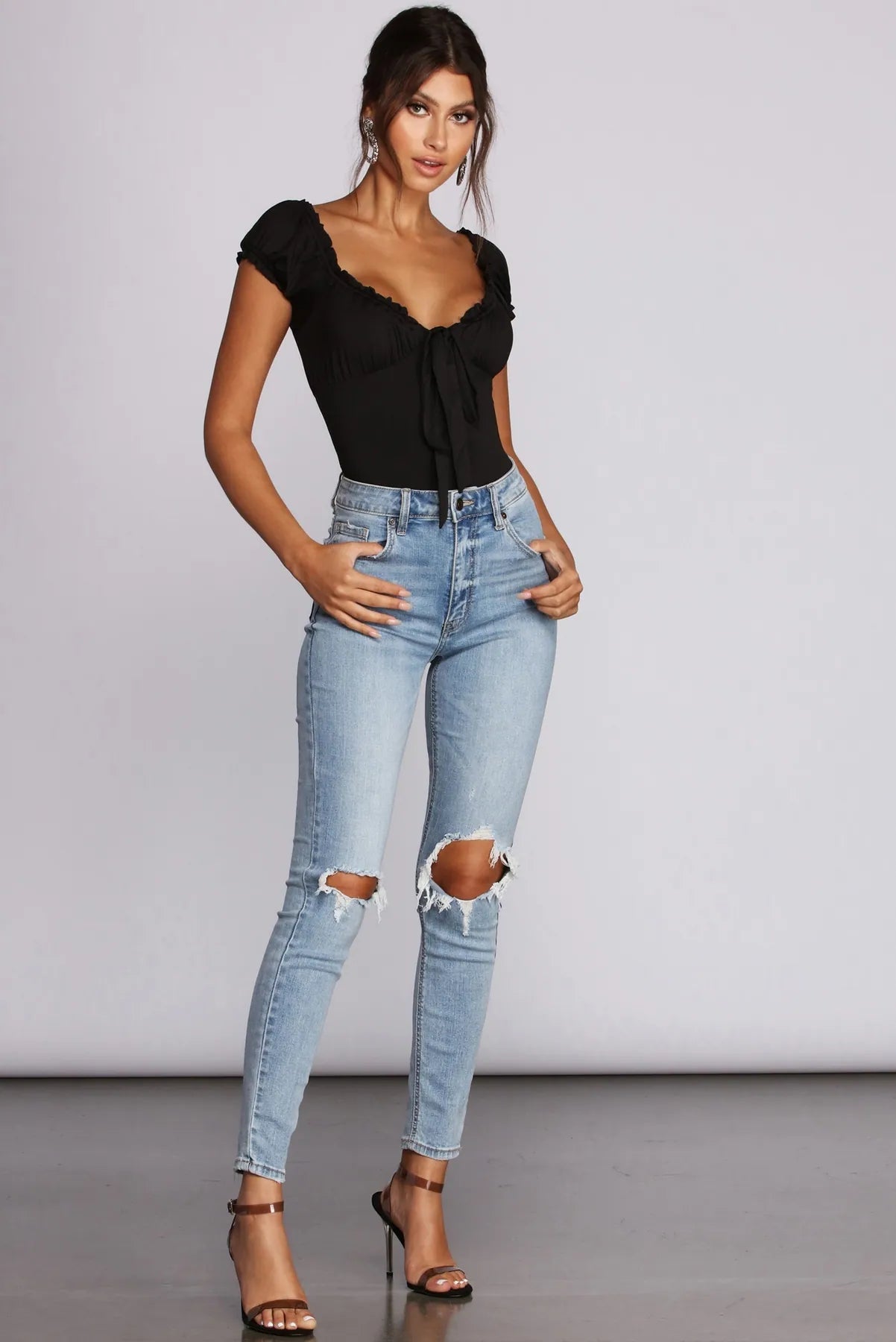Tie-Front Runner Bodysuit - Image 3