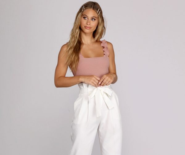 Ruffle Knit Up Bodysuit - Image 10