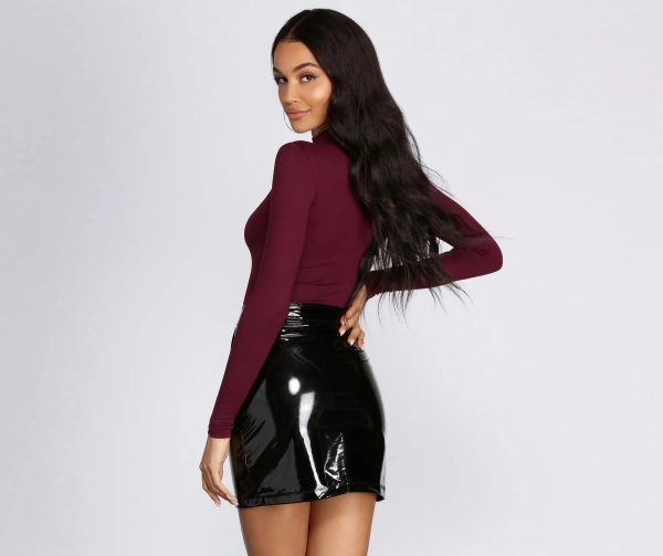 Mock Neck Basic Bodysuit - Image 9