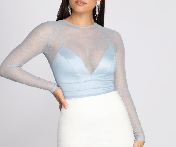 Total Glitter Girl Crop Top - Image 12