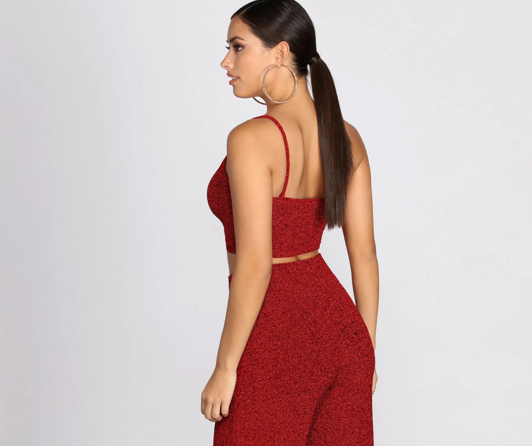Fiery Fashionista Crop Top - Image 2