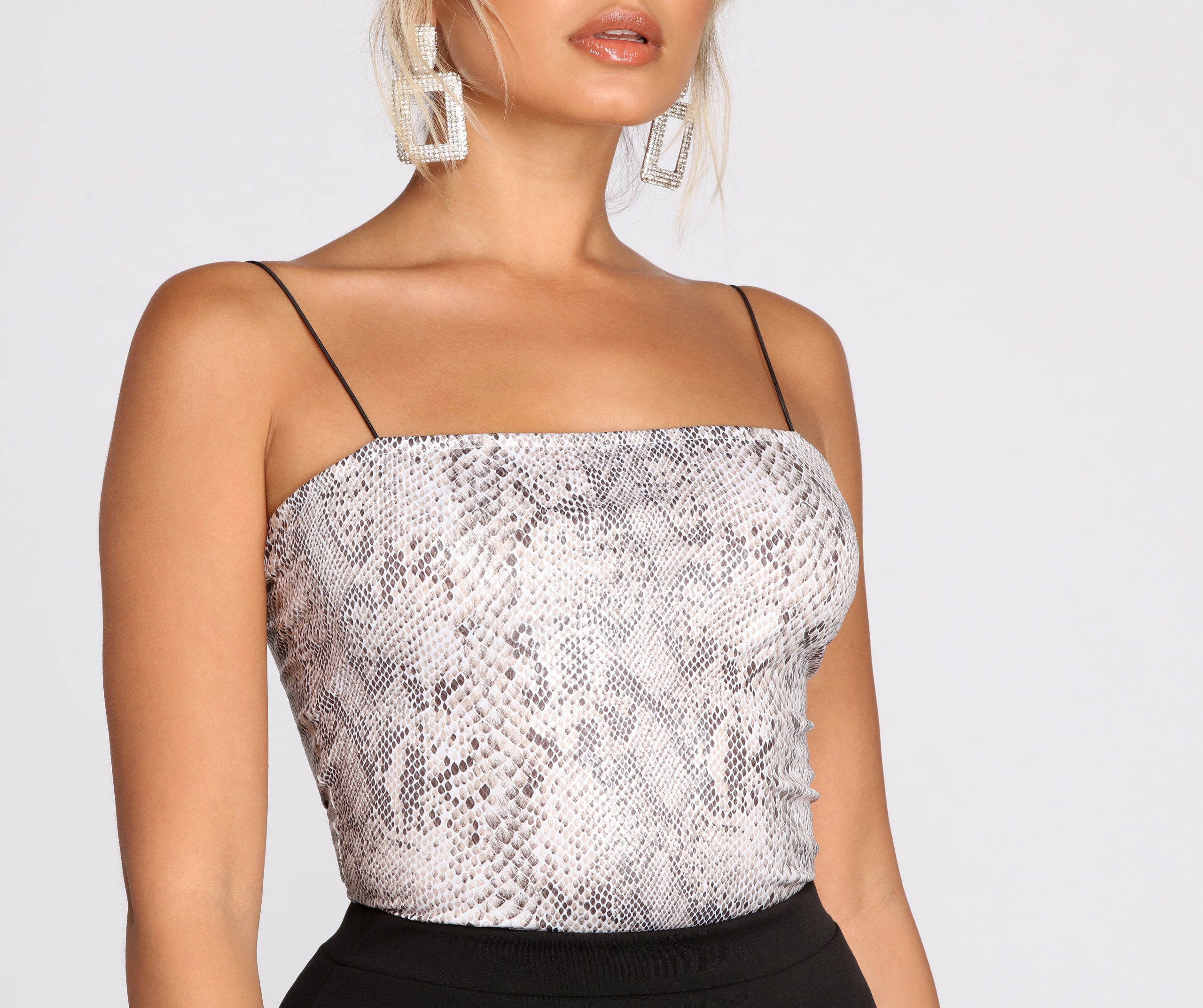 Sent From Above Snake Print Bodysuit - Image 4