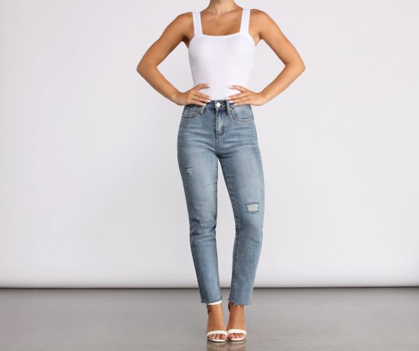 Ribbed Scallop Trim Bodysuit - Image 9