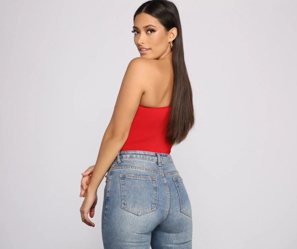 Chic Vibes One Shoulder Bodysuit - Image 17