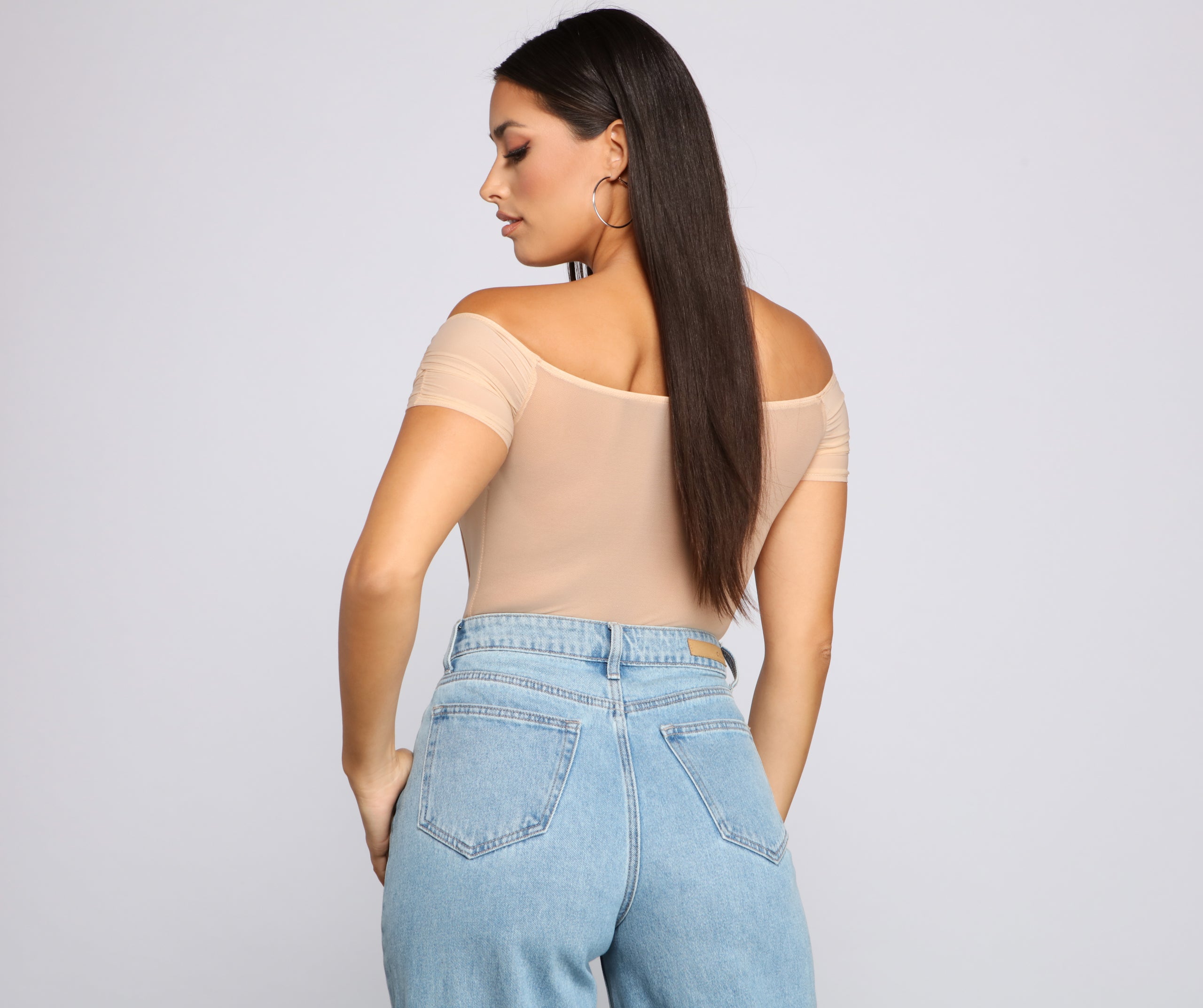 So Chic Mesh Bustier Bodysuit - Image 7