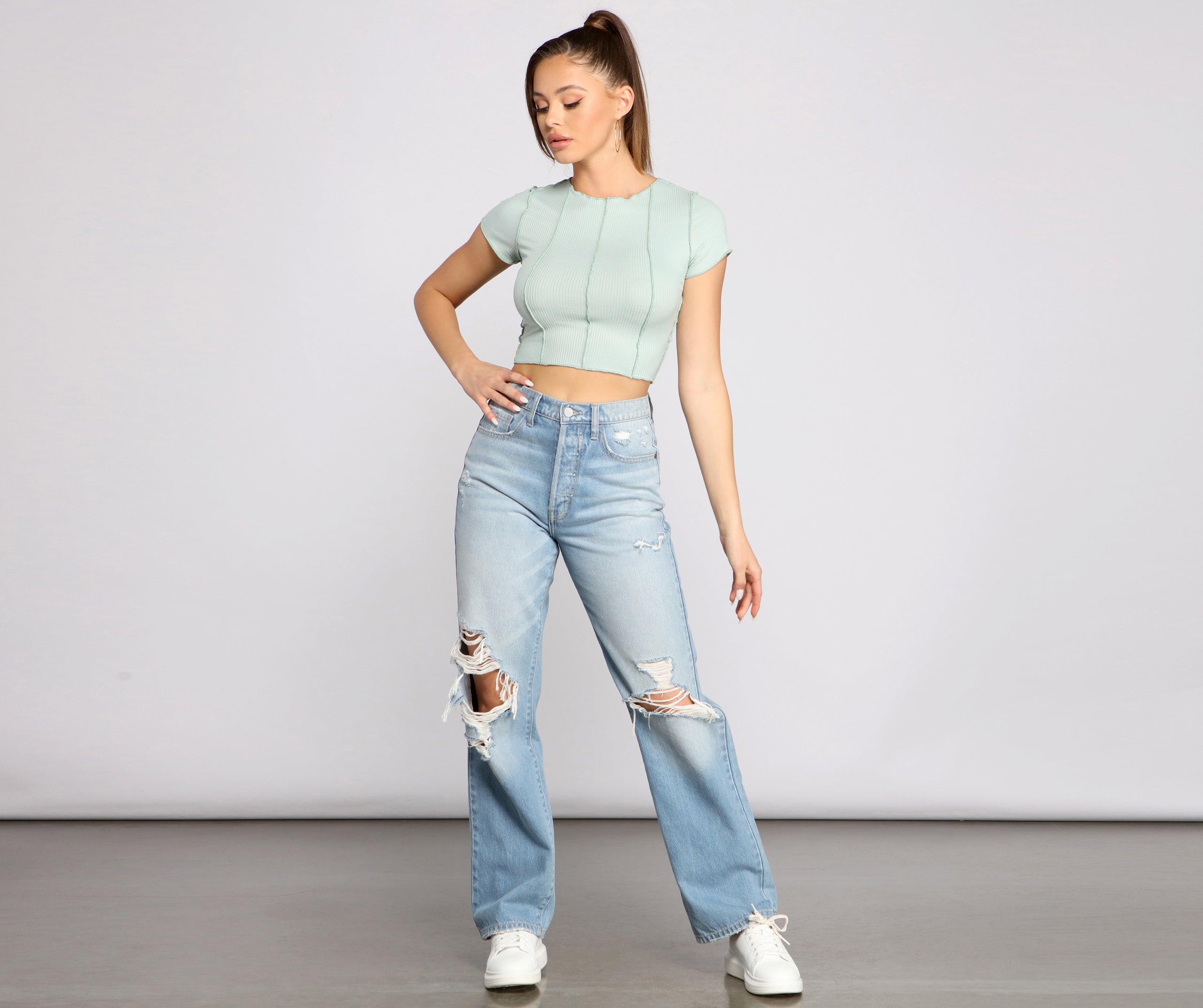 Not What It Seams Knit Top - Image 16