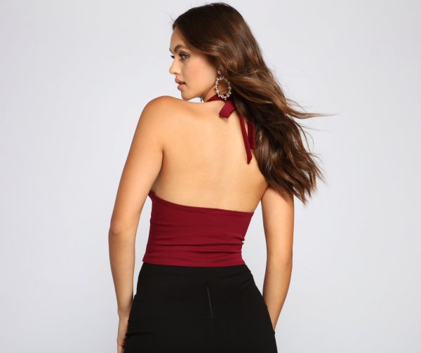 Getting The Ponte Across Halter Corset - Image 8