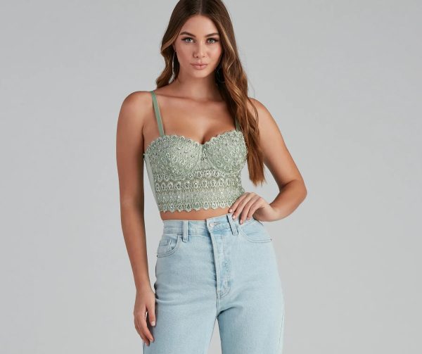 Reigning Lace Bustier Top - Image 26
