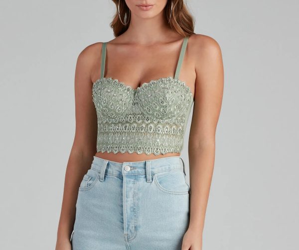 Reigning Lace Bustier Top - Image 29