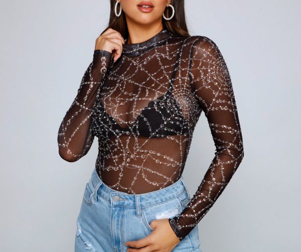 Spooky And Stylish Vibes Bodysuit - Image 3