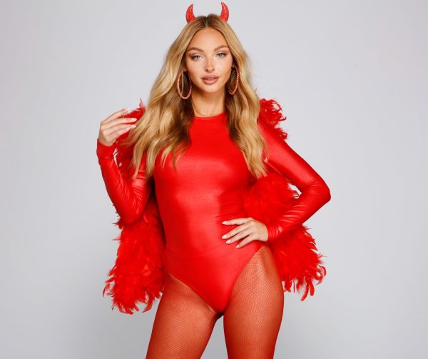 All Laced Up Latex Bodysuit - Image 5