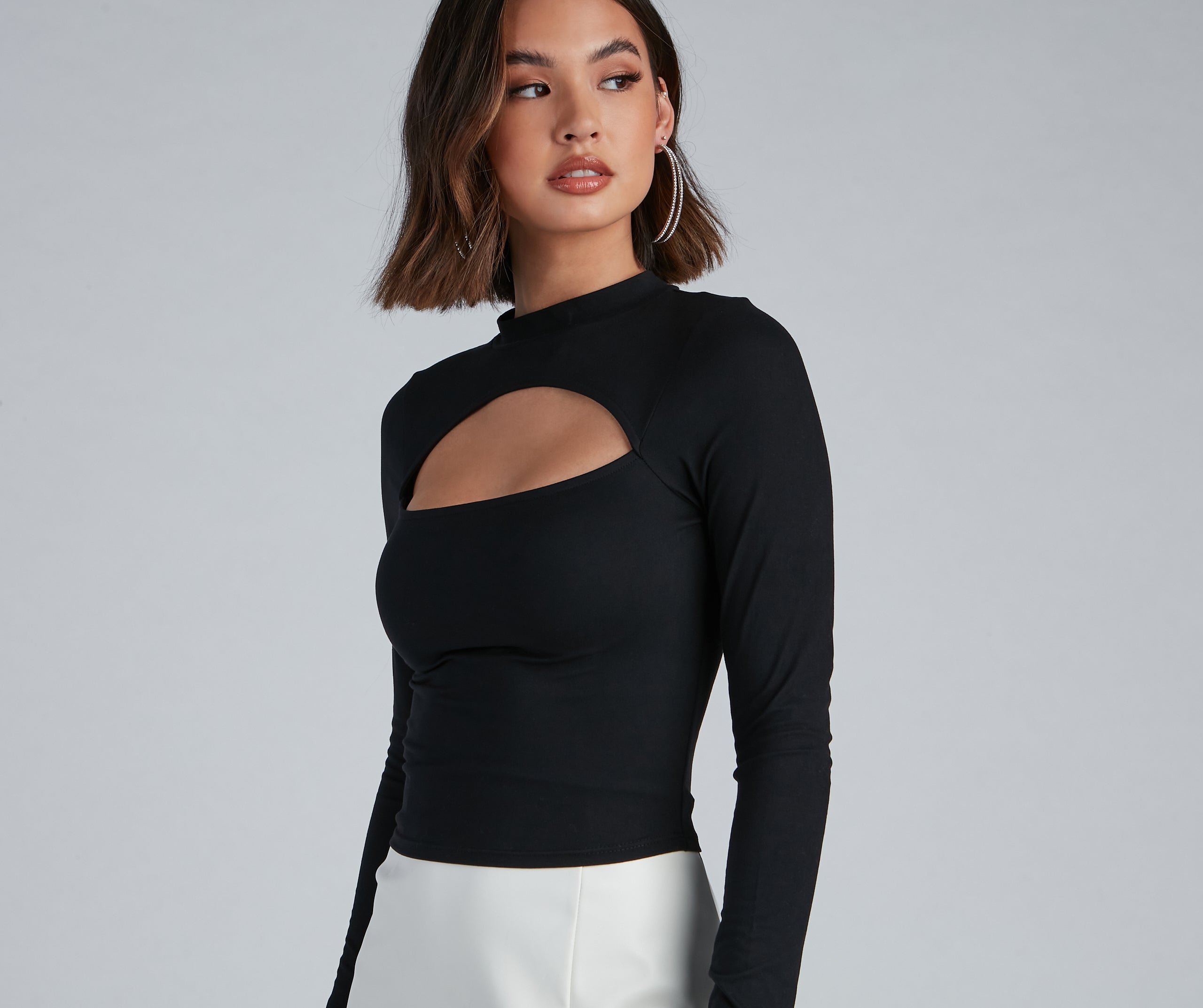 Keeping It Chic Cutout Top - Image 4