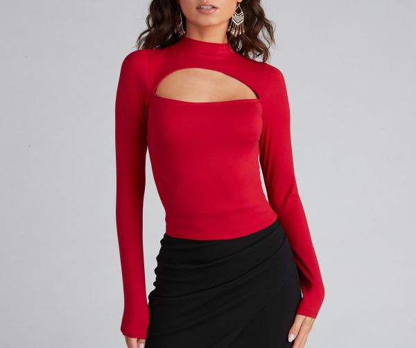 Keeping It Chic Cutout Top - Image 7