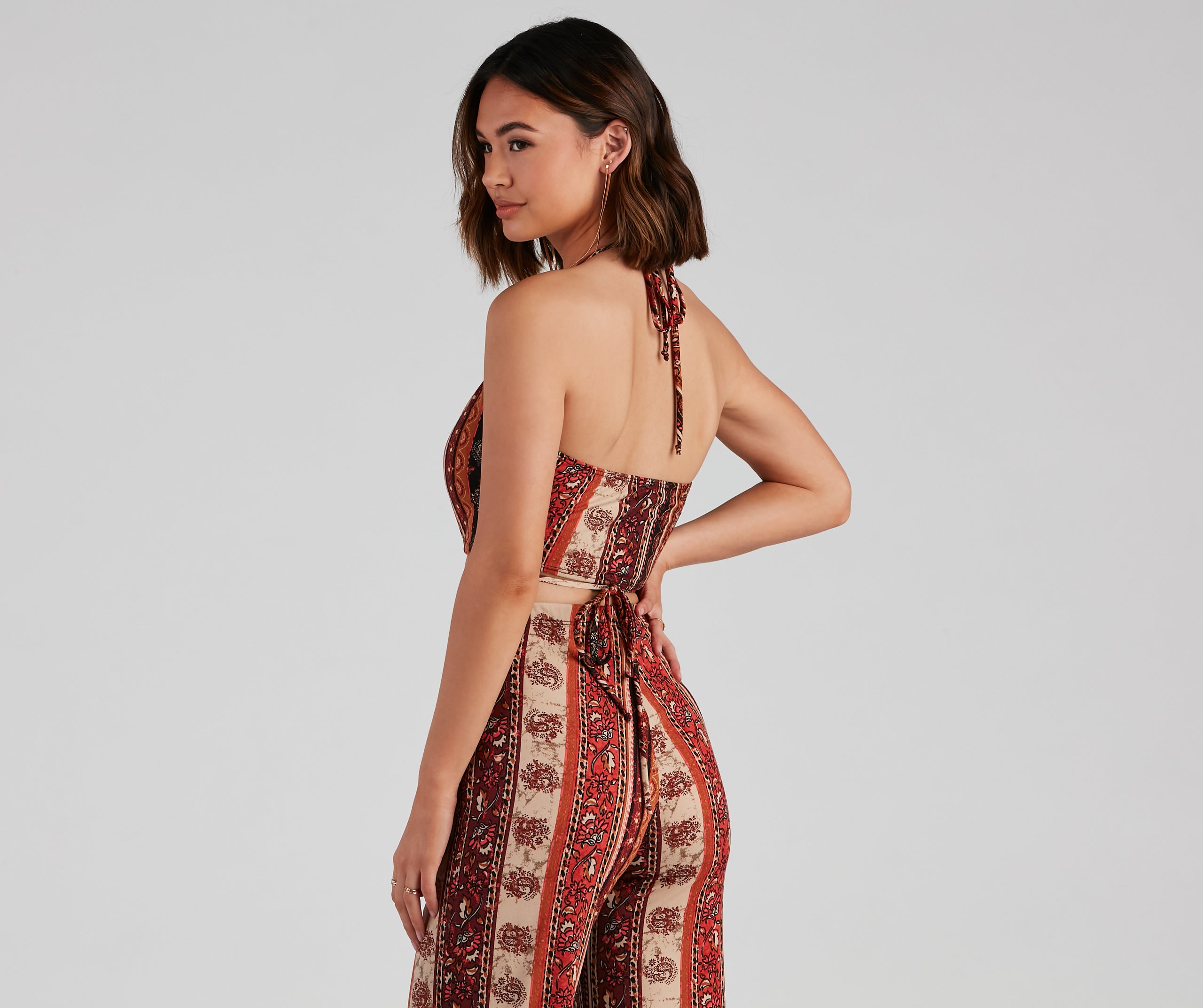 Desert Dreamer Halter Crop Top - Image 2