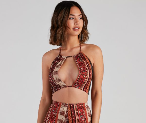 Desert Dreamer Halter Crop Top - Image 3