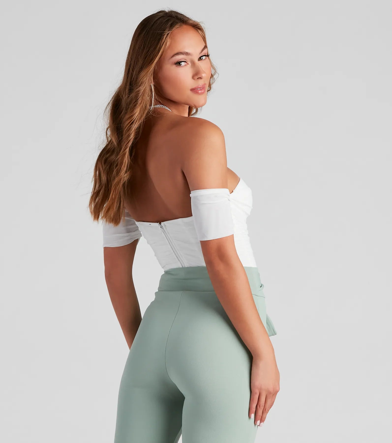 Another Date Mesh Bustier Bodysuit - Image 12