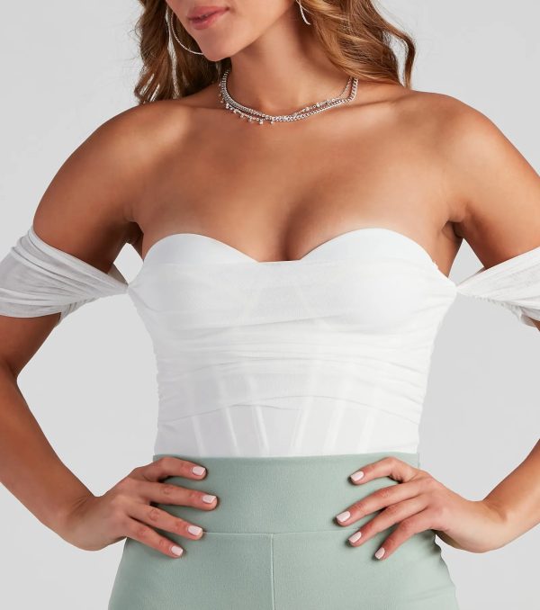 Another Date Mesh Bustier Bodysuit - Image 14