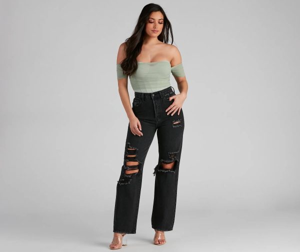 Another Date Mesh Bustier Bodysuit - Image 23