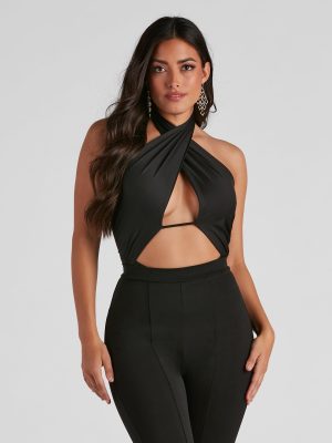 She's The Moment Halter Bodysuit