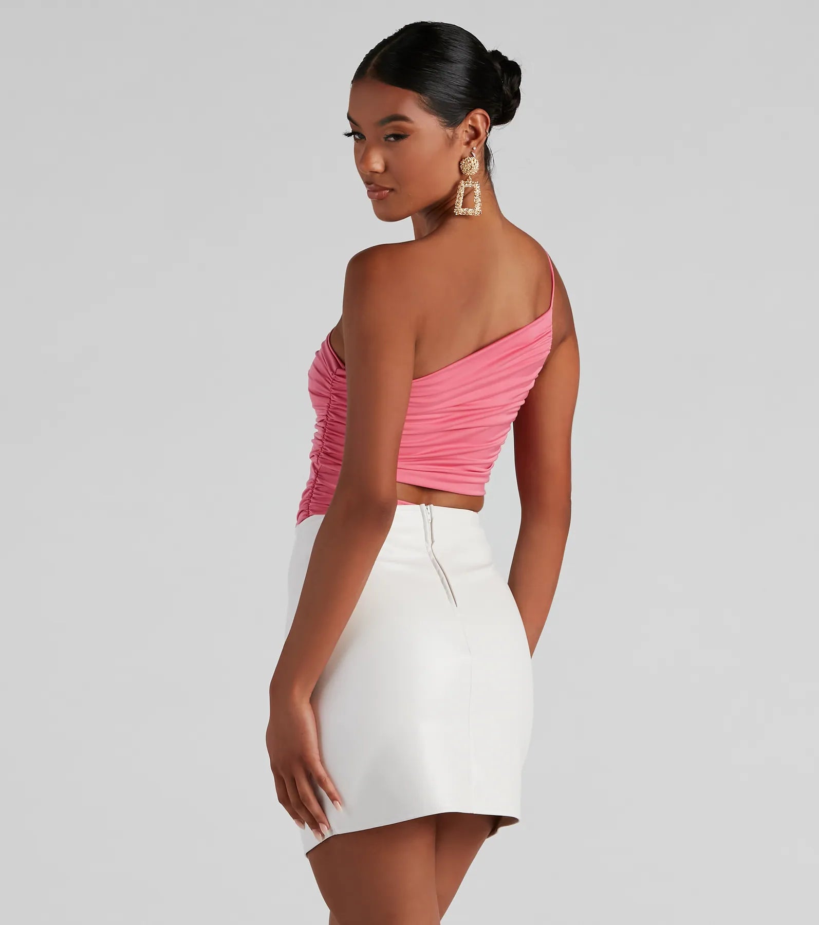 Such A Vibe Ruched Bodysuit - Image 7