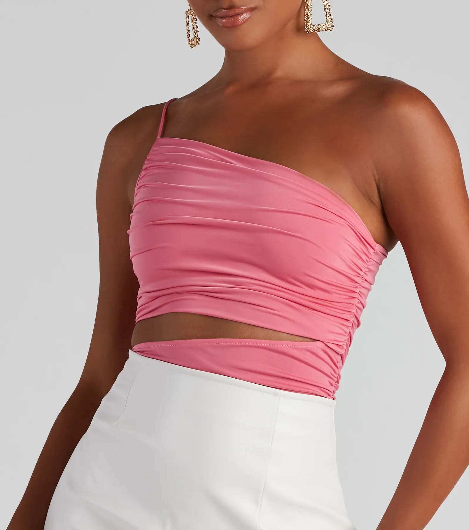 Such A Vibe Ruched Bodysuit - Image 9