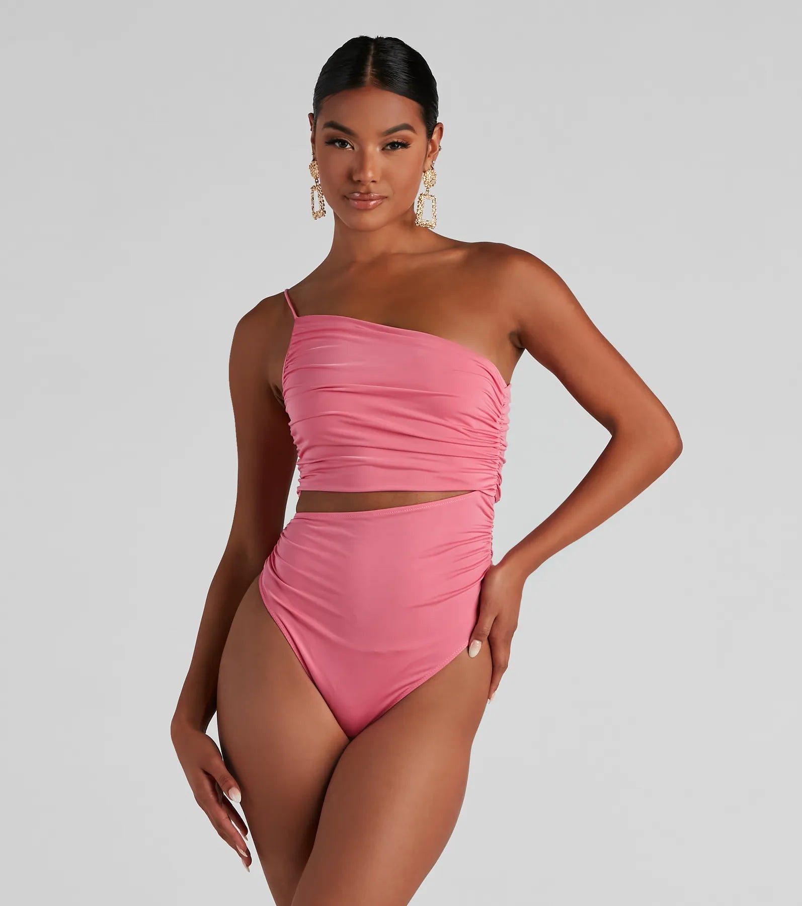 Such A Vibe Ruched Bodysuit - Image 10