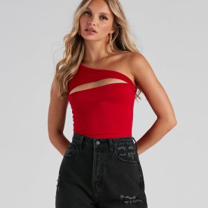 Weekend Vibes One Shoulder Top