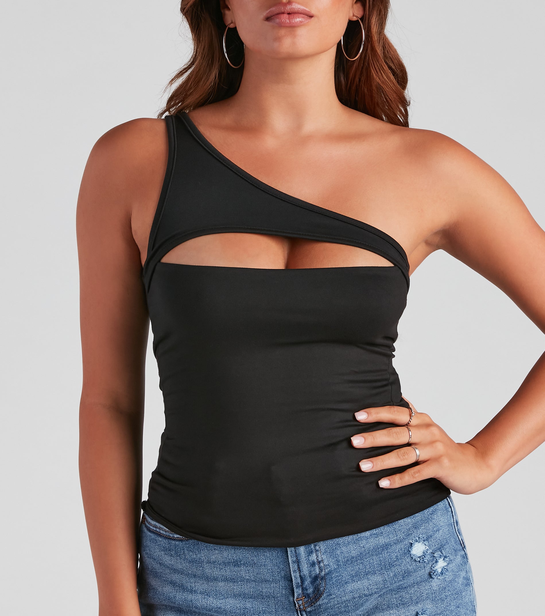 Weekend Vibes One Shoulder Top - Image 7