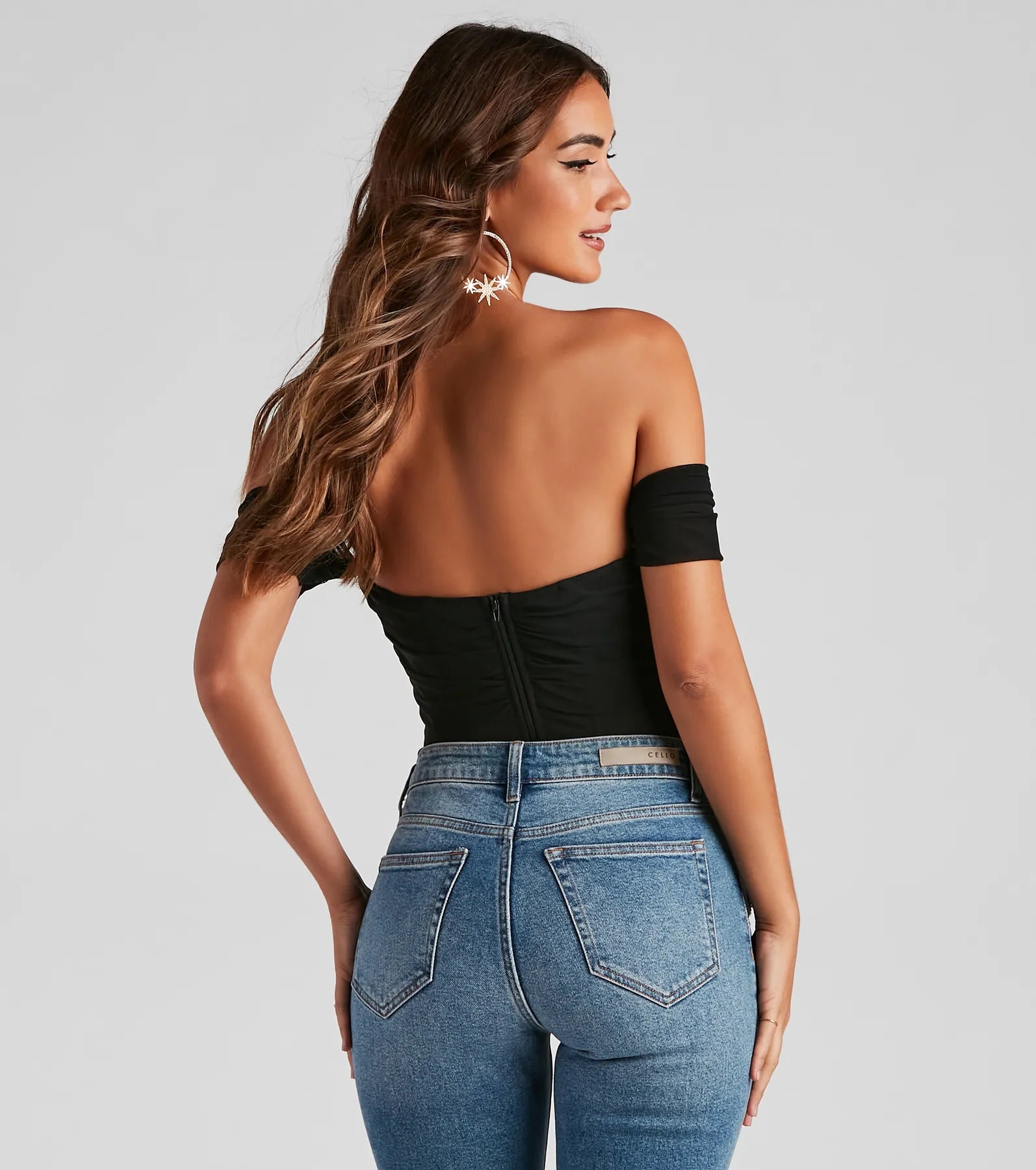 Another Date Mesh Bustier Bodysuit - Image 26