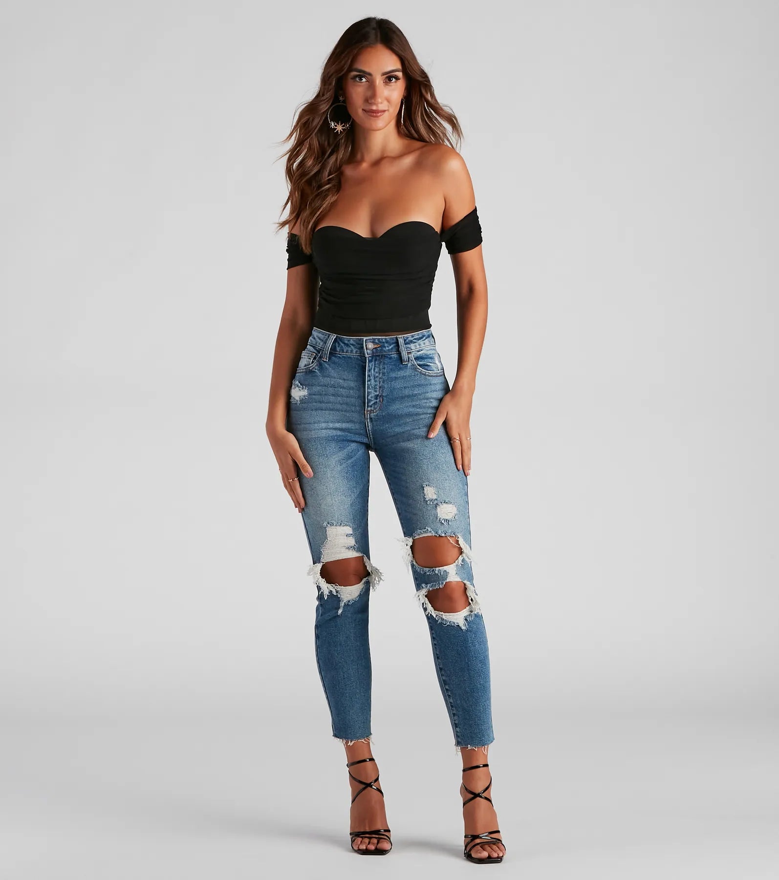 Another Date Mesh Bustier Bodysuit - Image 27