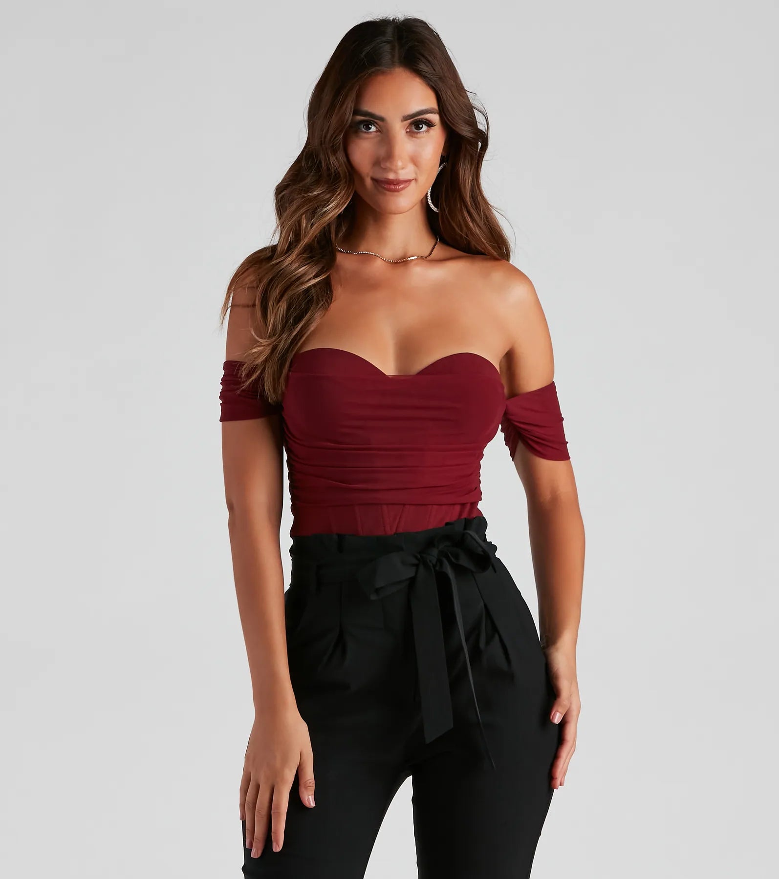 Another Date Mesh Bustier Bodysuit - Image 16
