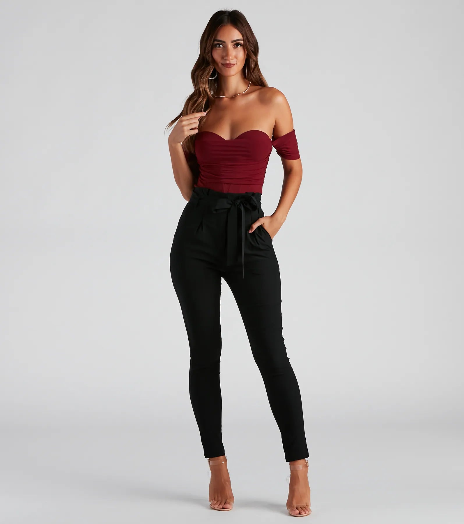 Another Date Mesh Bustier Bodysuit - Image 18