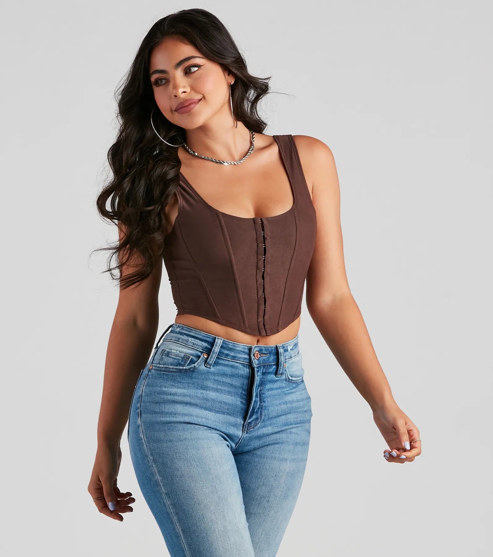 Out West Faux Suede Bustier - Image 5