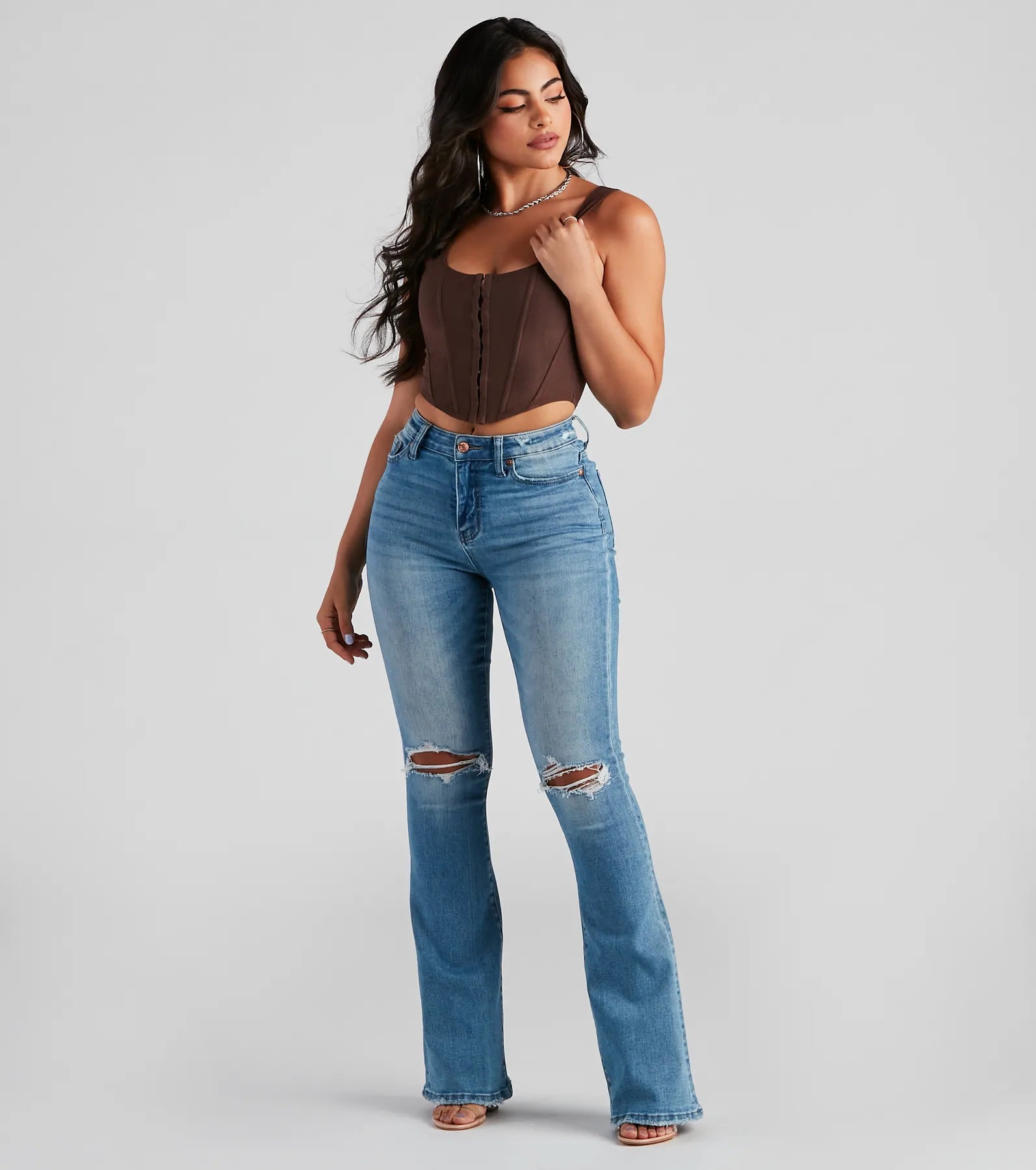 Out West Faux Suede Bustier - Image 7