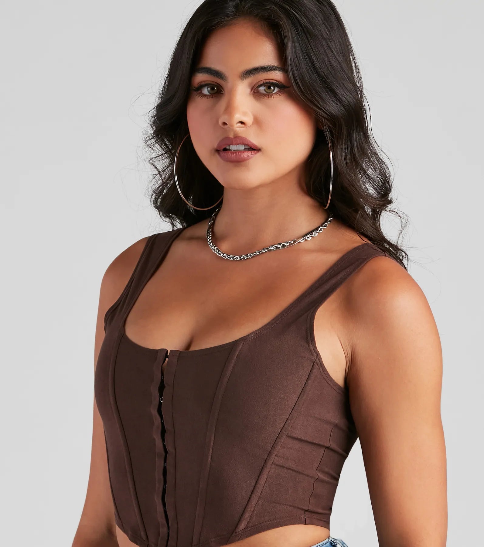 Out West Faux Suede Bustier - Image 8