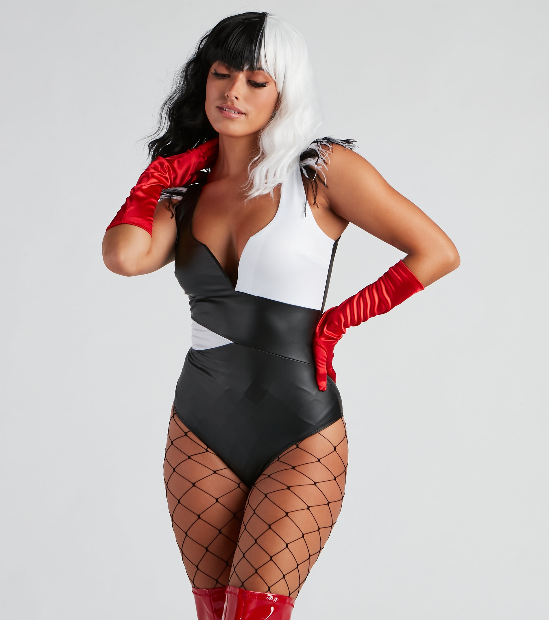 Devious Fashionista Sleeveless Bodysuit - Image 2