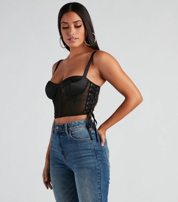 Fantasy Babe Lace-Up Bustier - Image 5